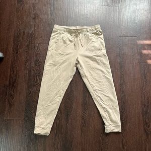 Tan workout pants